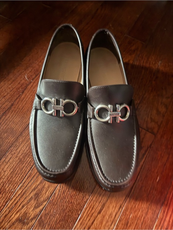 Salvatore Ferragamo Other - Salvatore Ferragamo dark brown Moccasin with Gancini ornament